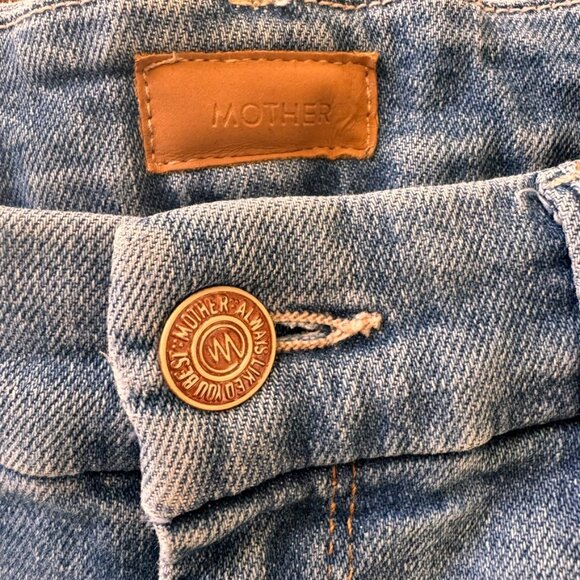 Mother Denim Looker Ankle Fray Love Gun Jeans - Picture 6 of 14